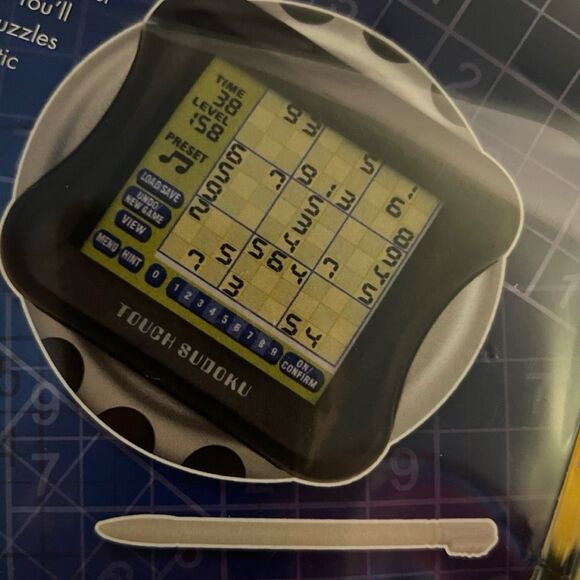 NIP Excalibur Touch Screen SuDoku Multi Player Electronic Handheld Game B13 - Picture 2 of 4